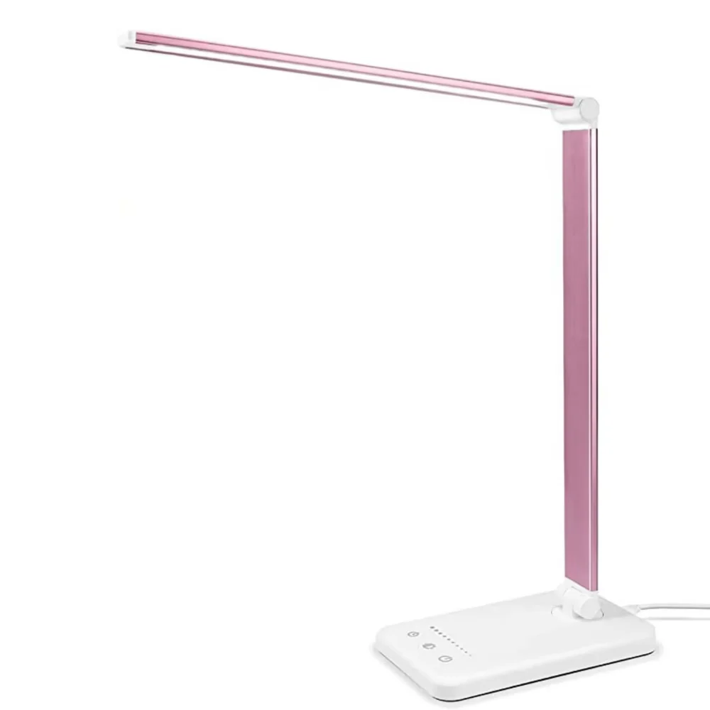 Modern Adjustable LED Desk Lamp with USB Charging Port - BrightEase - Image 4