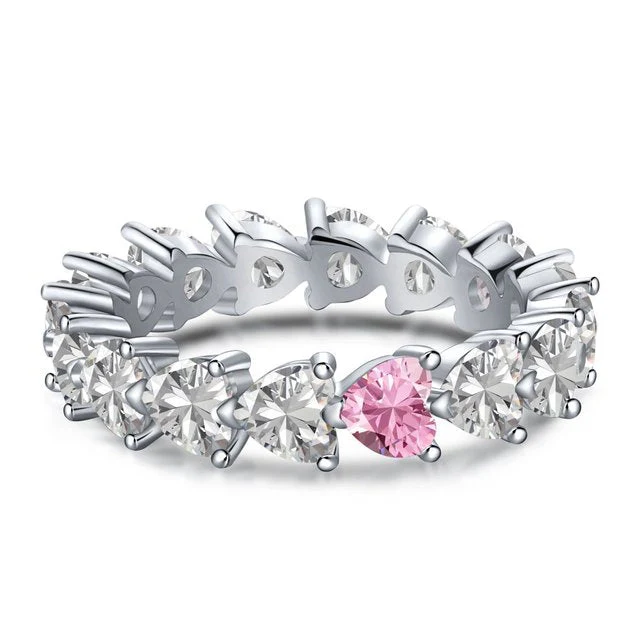 Moissanite Engagement Ring | Sparkling Elegance - Image 4