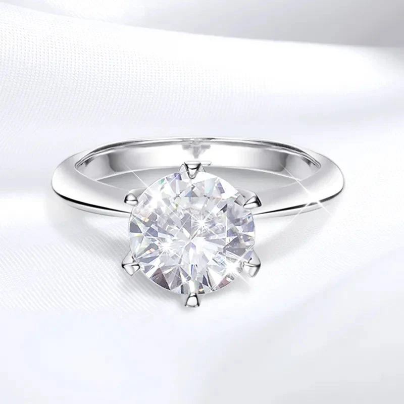 Moissanite Ring | Brilliant Cut | Vow Jewellery - Image 4