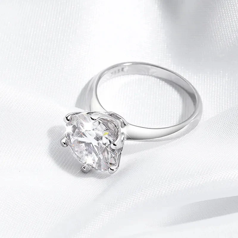 Moissanite Ring | Brilliant Cut | Vow Jewellery - Image 6