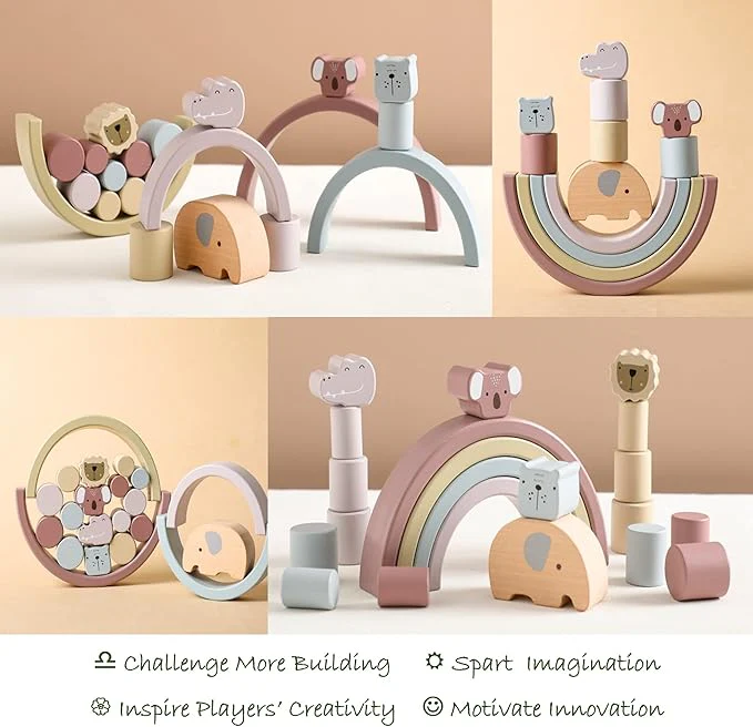Montessori Wooden Playset – Buildoro - Image 5
