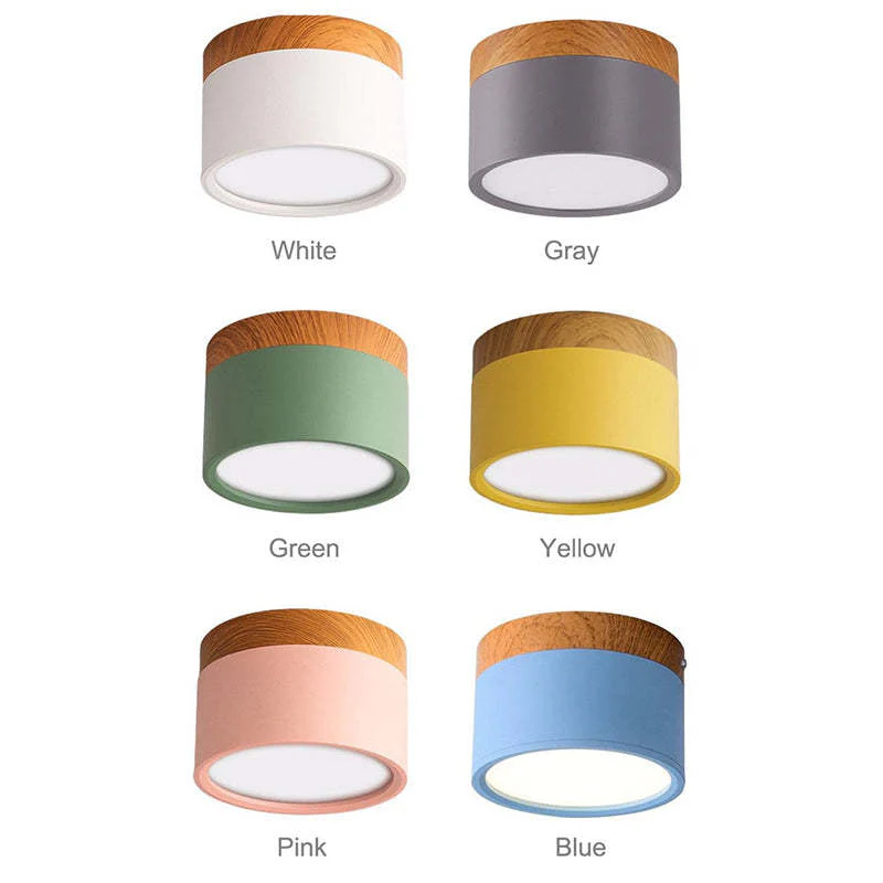 Morandi Style Modern LED Ceiling Lamp - LumiModo - Image 10