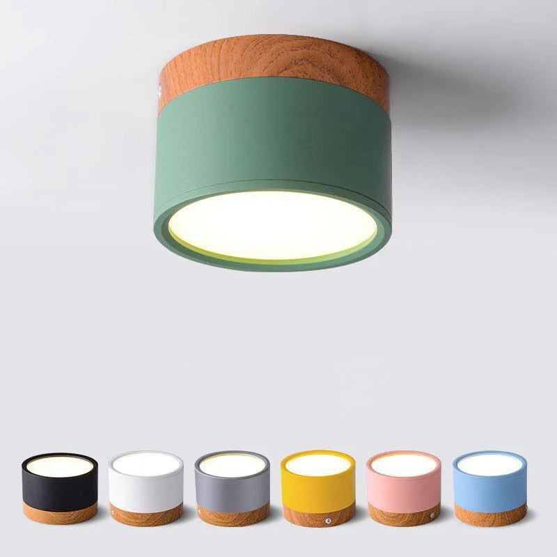 Morandi Style Modern LED Ceiling Lamp - LumiModo - Image 6