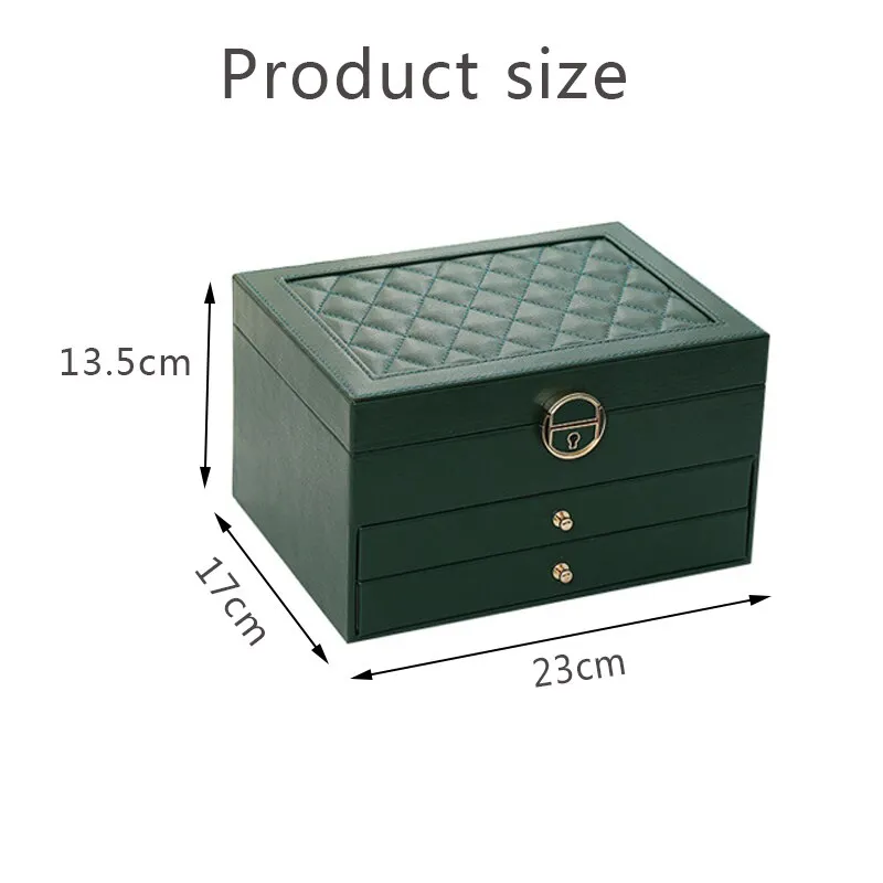 Multilayer Leather Jewellery Box | Organised and Stylish Storage - Image 19