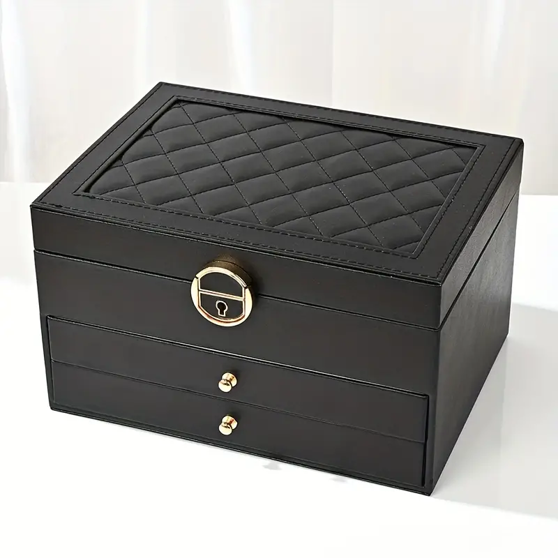 Multilayer Leather Jewellery Box | Organised and Stylish Storage - Image 4