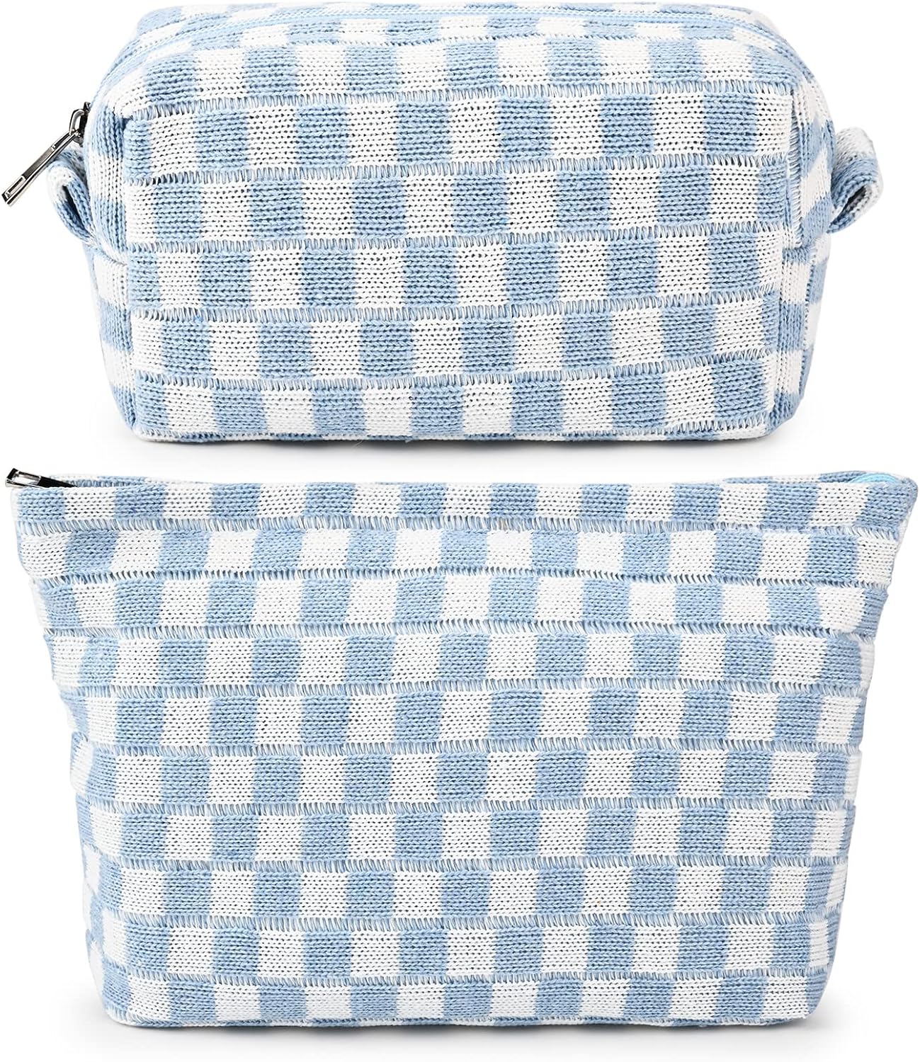 Must-Have Checked Make-up Bag Set - Image 14