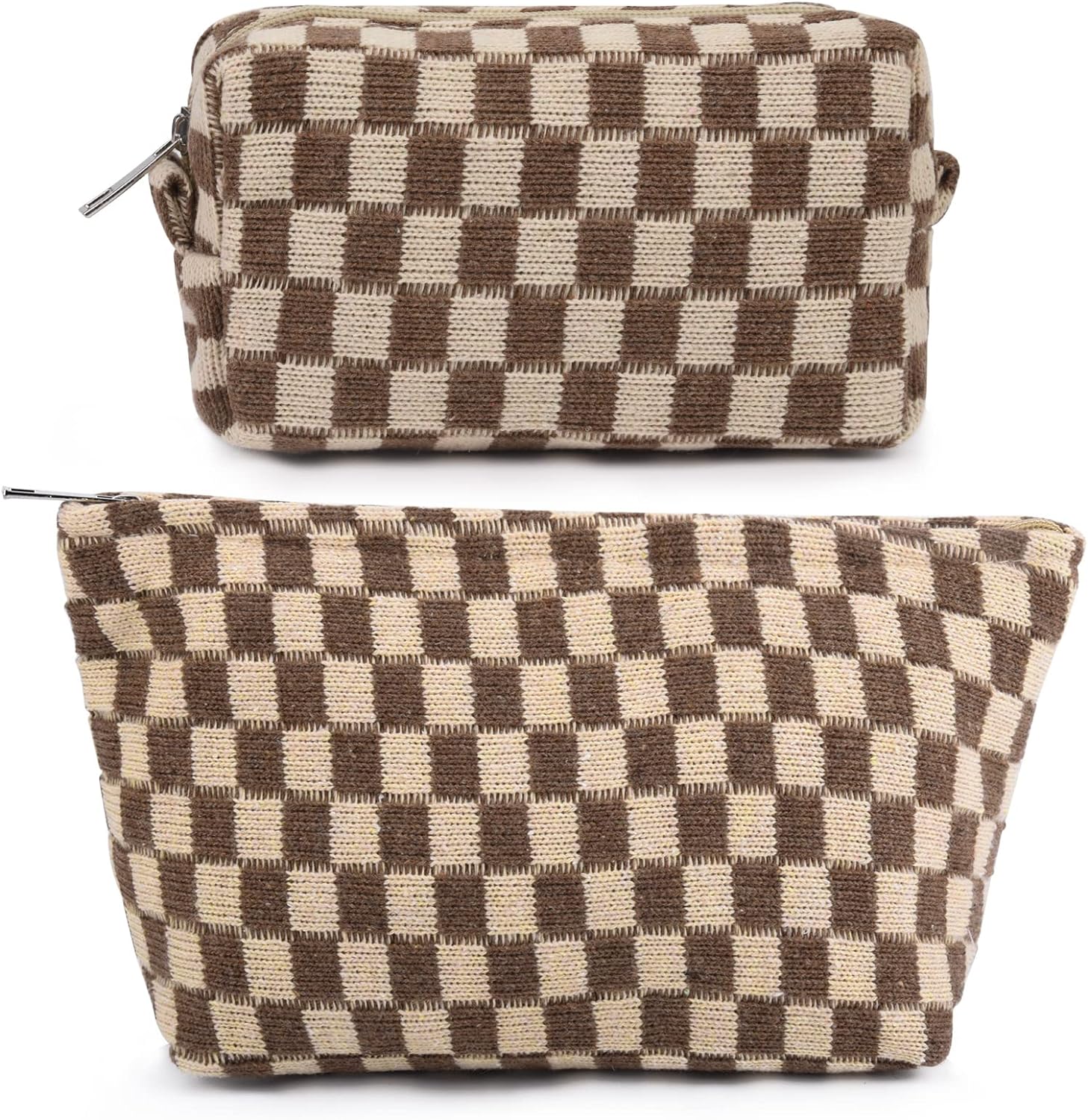 Must-Have Checked Make-up Bag Set - Image 22