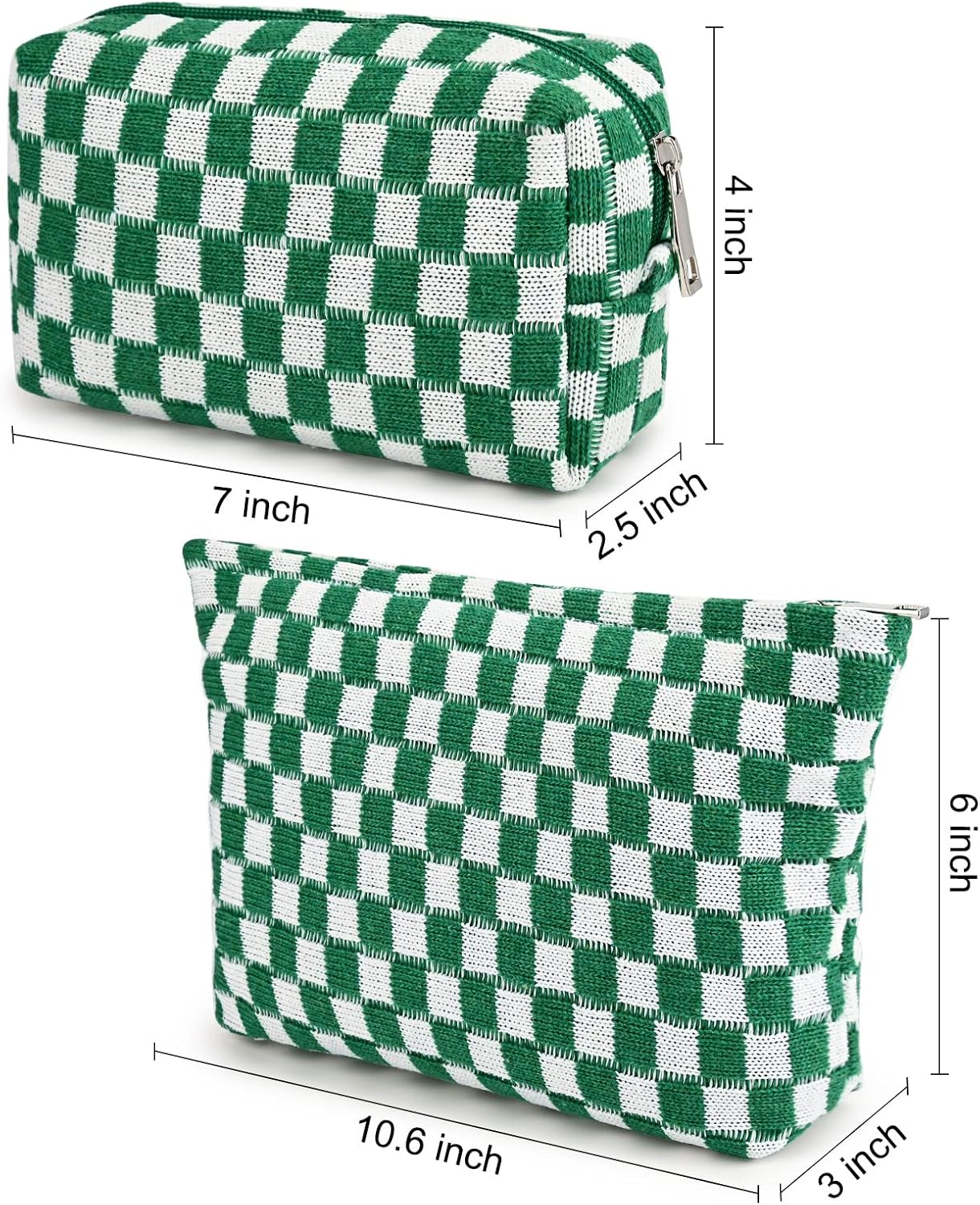 Must-Have Checked Make-up Bag Set - Image 27