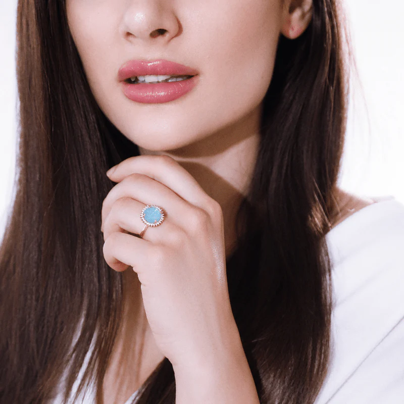 Mystical Glow Cocktail Ring – Elowen - Image 2