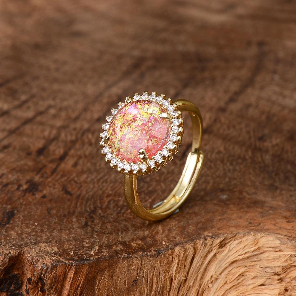 Mystical Glow Cocktail Ring – Elowen - Image 6