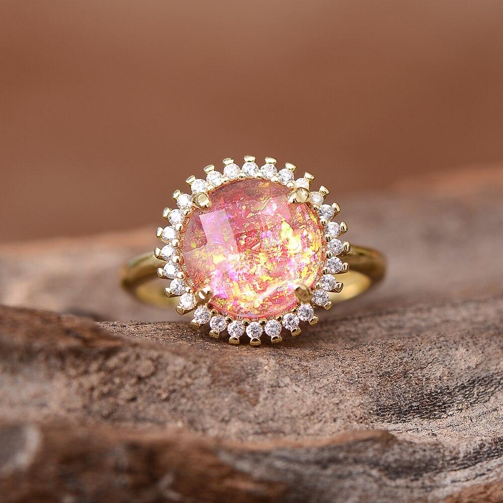 Mystical Glow Cocktail Ring – Elowen - Image 7