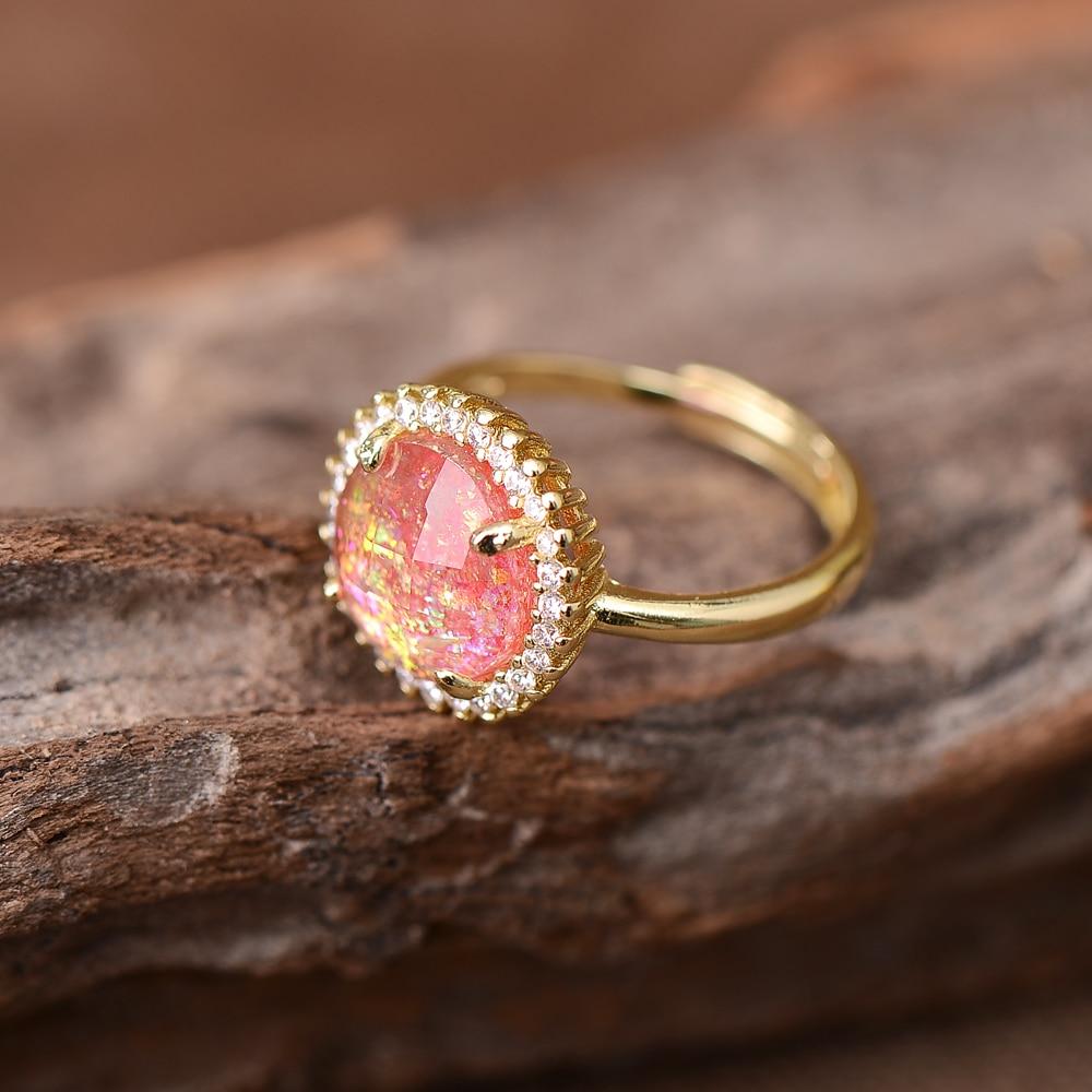 Mystical Glow Cocktail Ring – Elowen - Image 8
