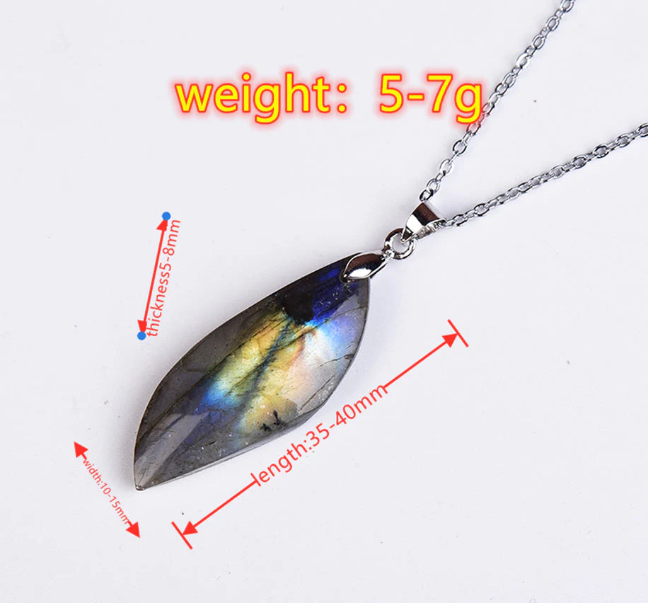 Natural Energy Stone Pendant Necklace - Image 3