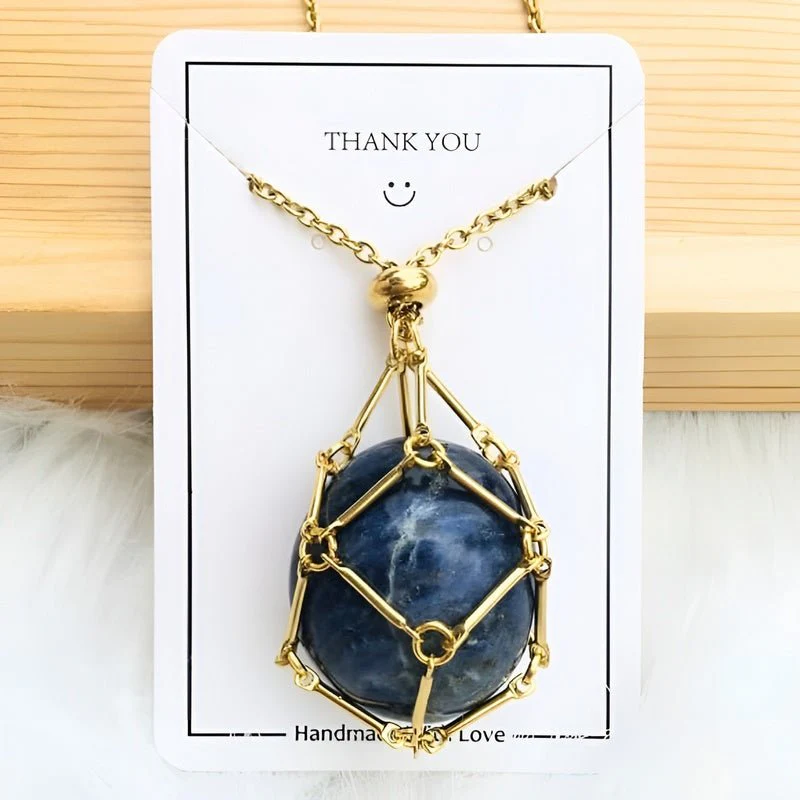 Necklace with Crystal Holder Pendant - CrystalGuard - Image 15