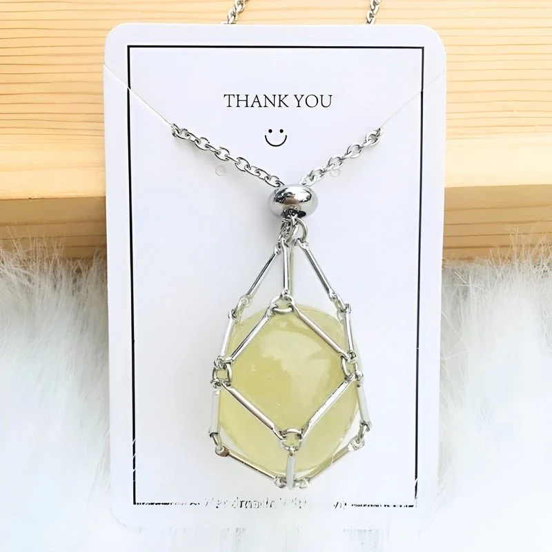 Necklace with Crystal Holder Pendant - CrystalGuard - Image 2