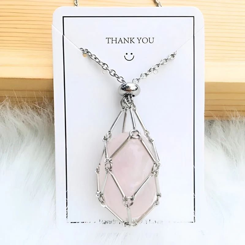 Necklace with Crystal Holder Pendant - CrystalGuard - Image 4