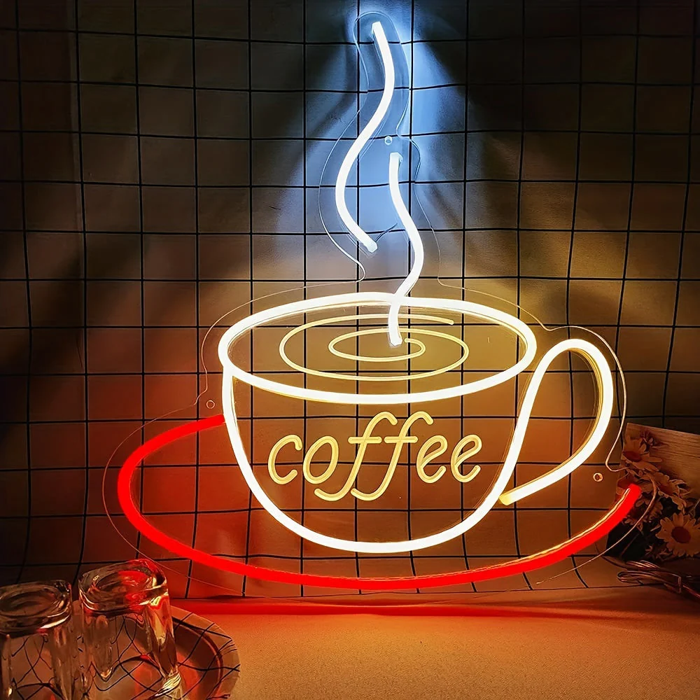 Neon Coffee Lamp for Wall Decoration – Nina