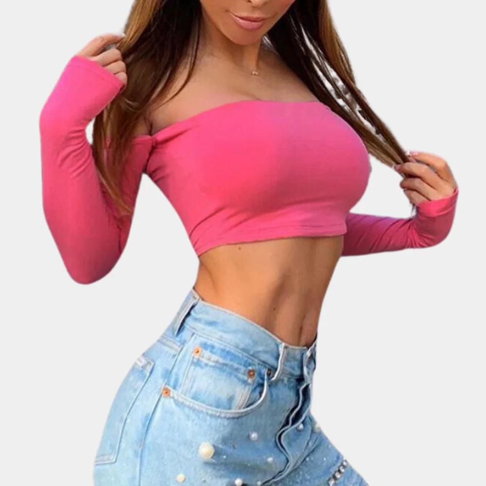 Off-Shoulder Women's Top - Arielle - Image 4