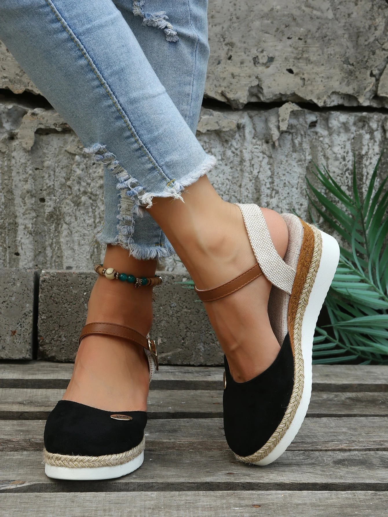 Orthopedic Fashionable Brown Espadrilles - Livia - Image 2