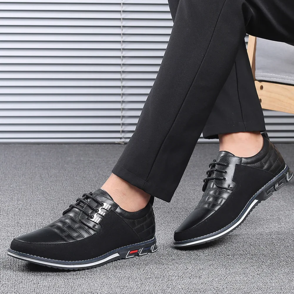 Orthopedic Leather Men’s Shoes – GentleStep