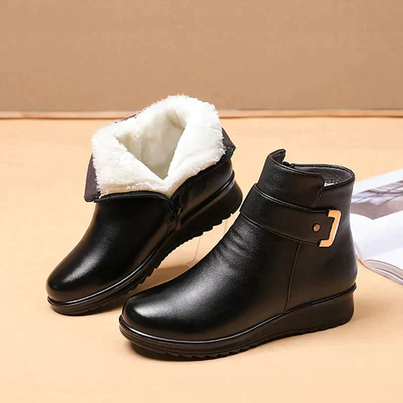 Orthopedic Leather Women's Boots - Ella - Image 3