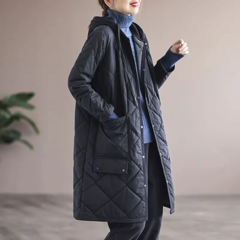 Oversized Hooded Mid-Length Coat | Stylish & Comfortable - Image 9
