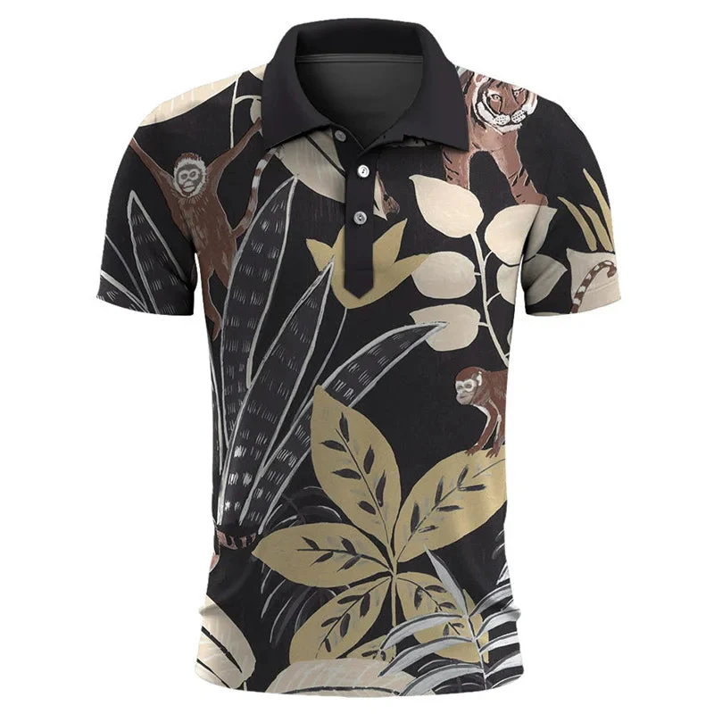 Oversized Tropical Paradise Polo - Image 4