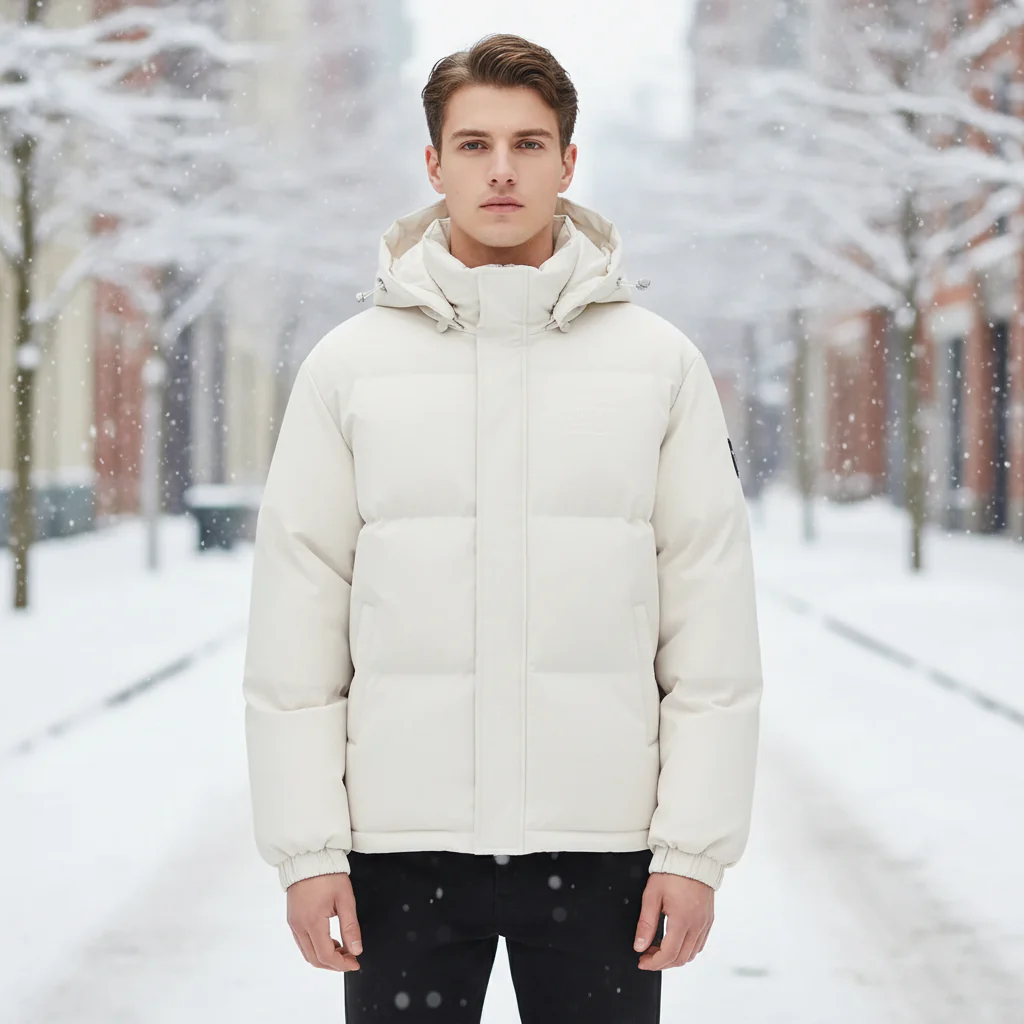 Padded men's jacket - Bernd
