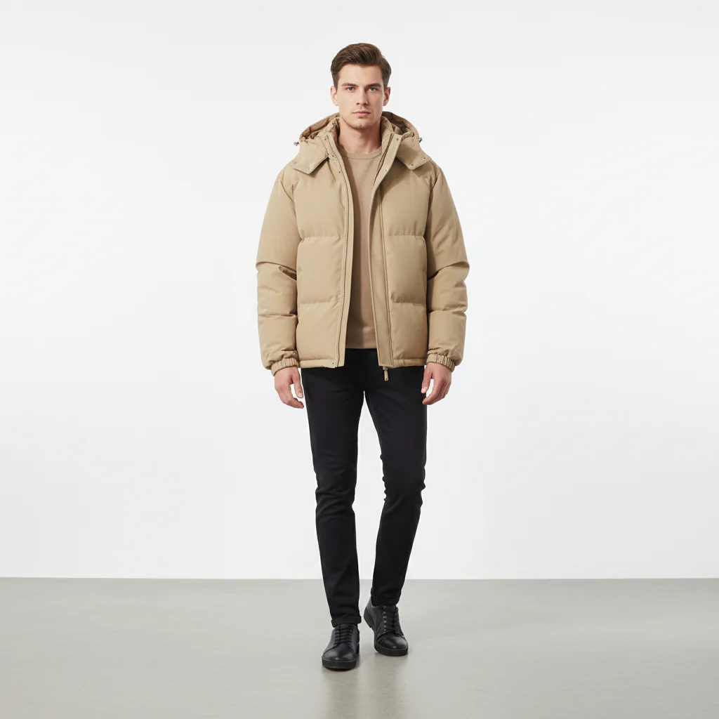Padded men's jacket - Bernd - Image 4
