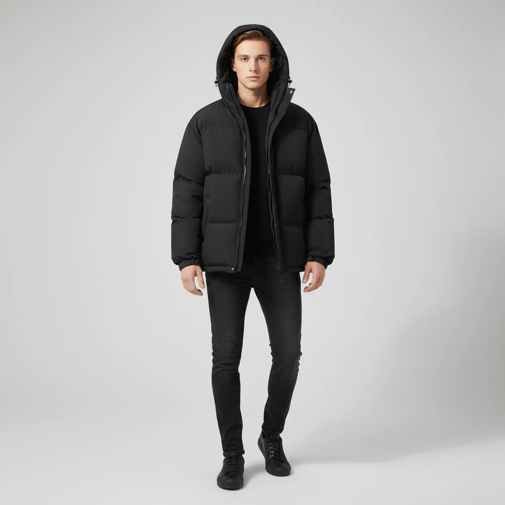Padded men's jacket - Bernd - Image 6