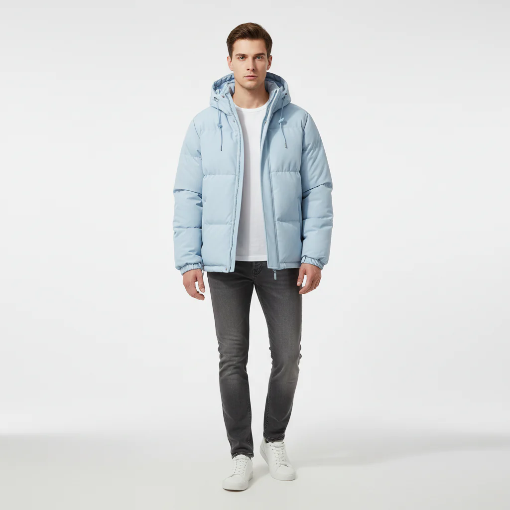 Padded men's jacket - Bernd - Image 8
