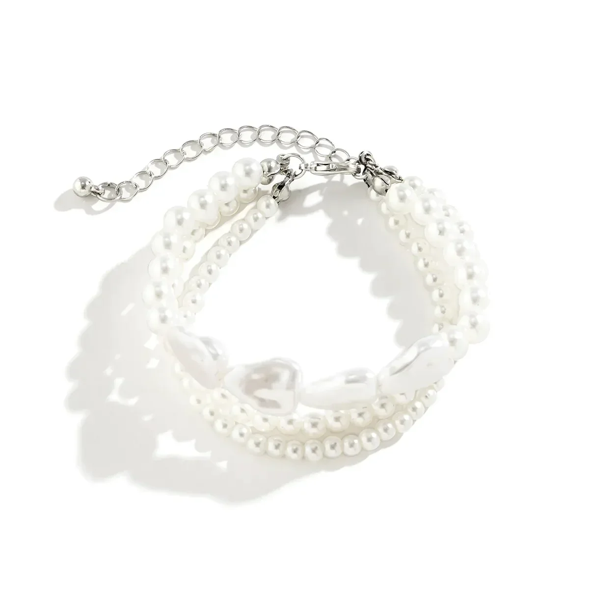 Pearl Elegance Layered Bracelet - Image 2