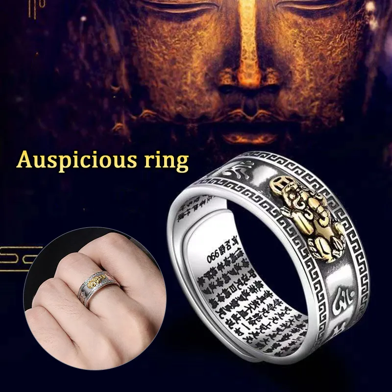 Pixiu Good Luck Ring | Adjustable Gold Ring - Image 5