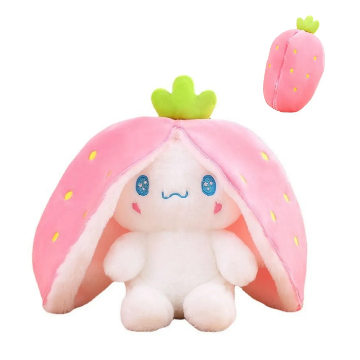 Plush Animal that Transforms into a Fruit Cuddly Toy - BerryBunny - Image 6
