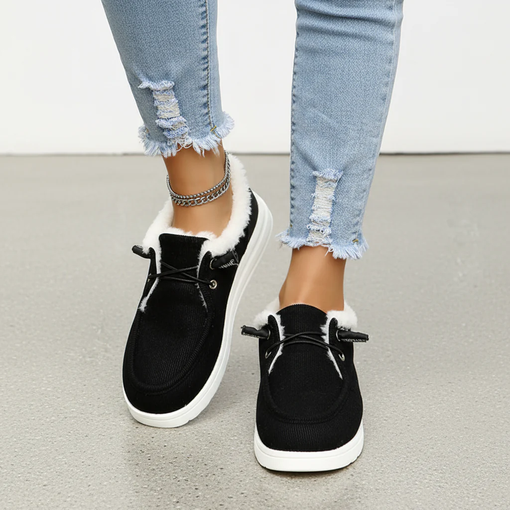 Plush-lined winter shoes - Elvira - Image 5
