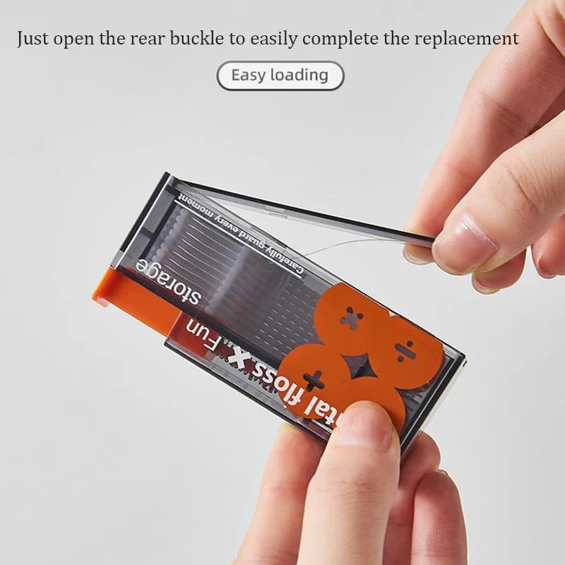 PORTABLE FLOSS DISPENSER WITH 10 AUTOMATICALLY EJECTED FLOSS STICKS - Image 3