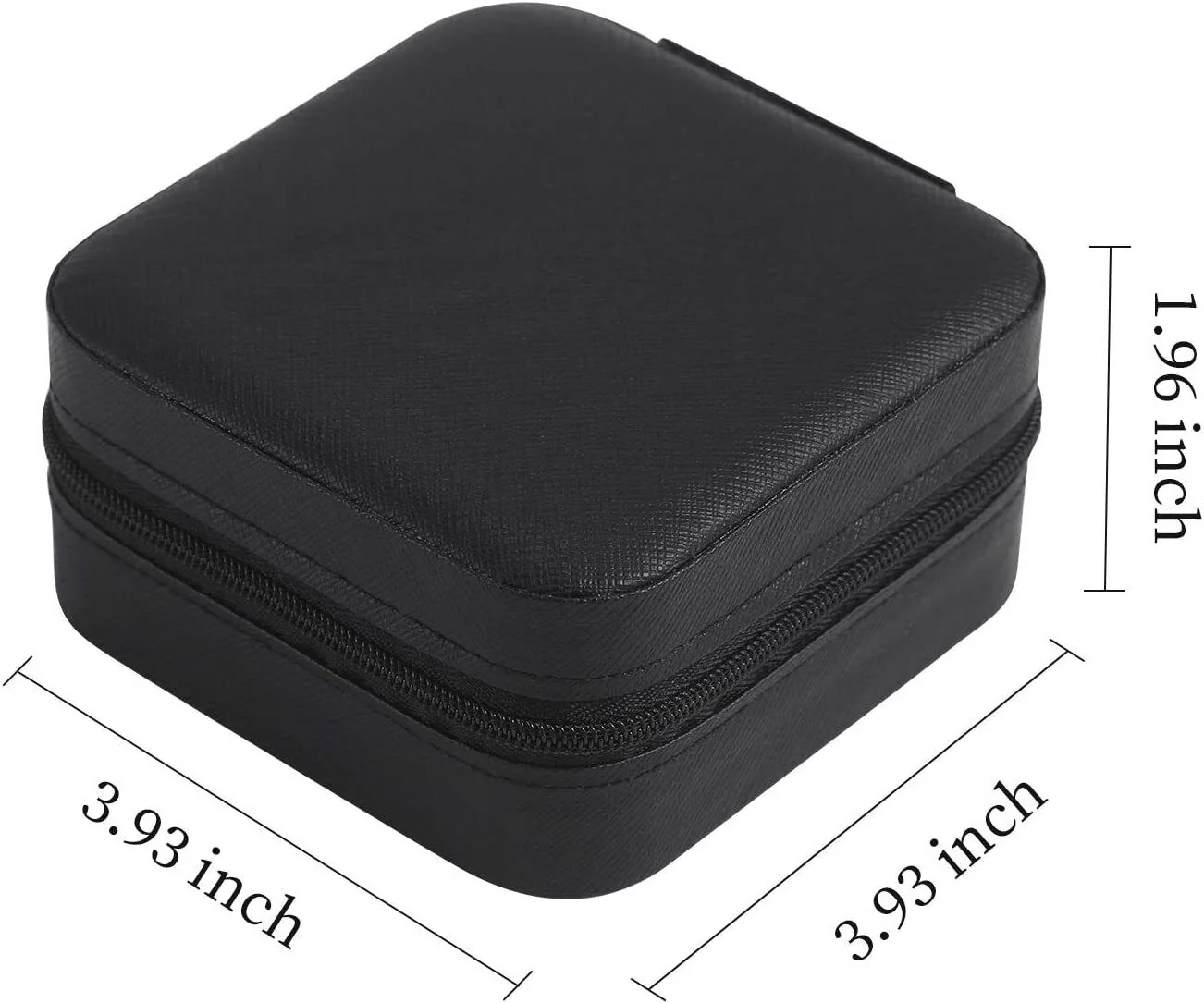 Portable Leather Jewellery Box | Square Design - Image 6