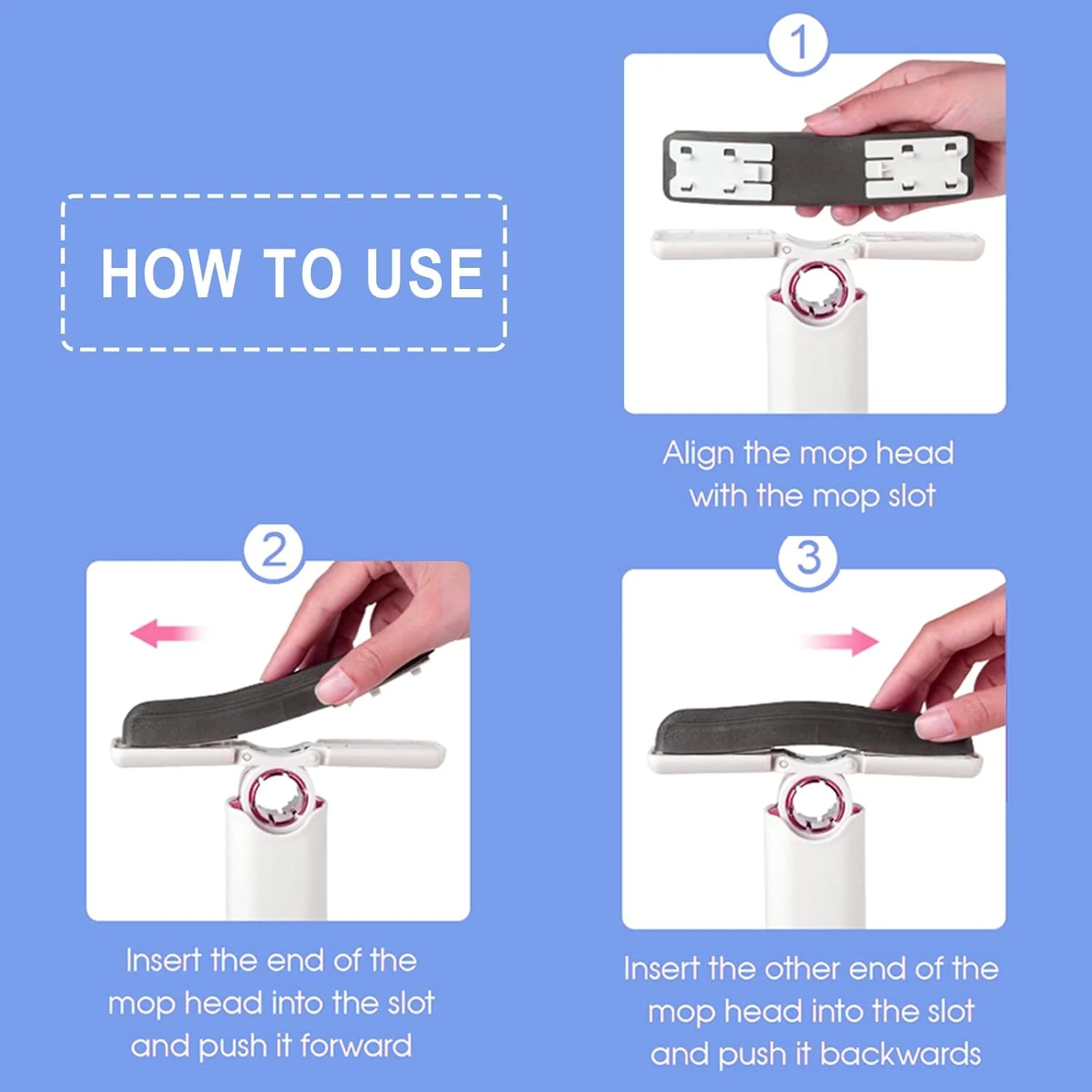 Portable Self-Squeeze Mini Mop – Arivon - Image 8