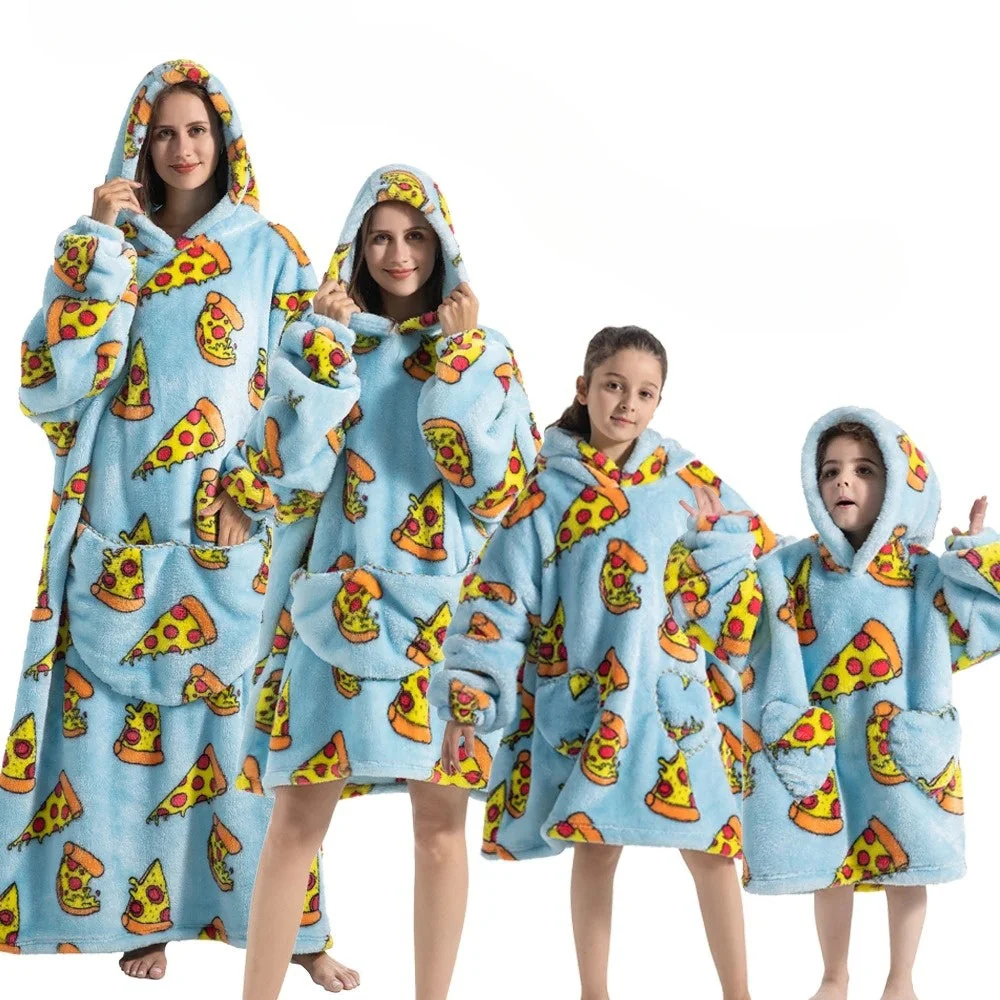 Pumpkin Hoodie Blanket for Halloween Coziness – SpookySnuggle - Image 2