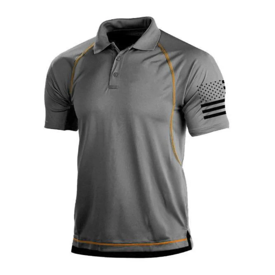 Quick-drying outdoor polo shirt for men – TrailCore Polo - Image 3