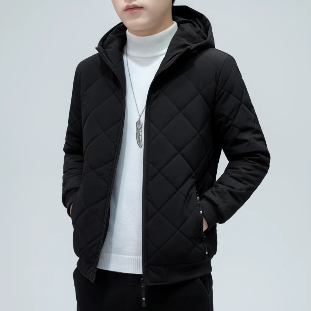 Quilted Men's Jacket - Robin - Image 2
