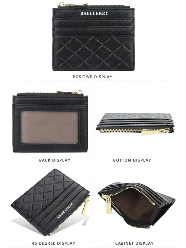 Quilted Mini Card Holder – Slim & Compact Organiser - Image 9