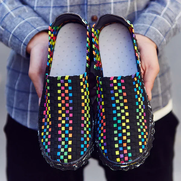 Recycled women's comfort sneakers with memory foam - Eliana - Image 6