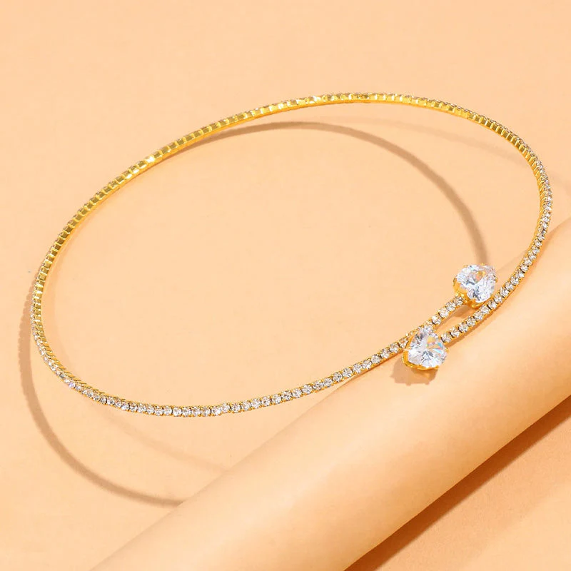 Rhinestone Choker Necklace | Elegant Statement Jewellery - Image 4