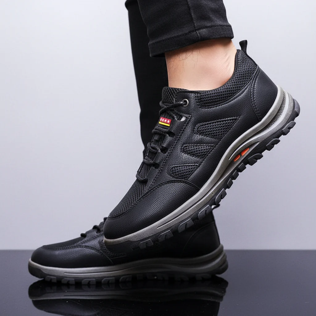 Robust outdoor shoes made of leather - Dominic - Image 2