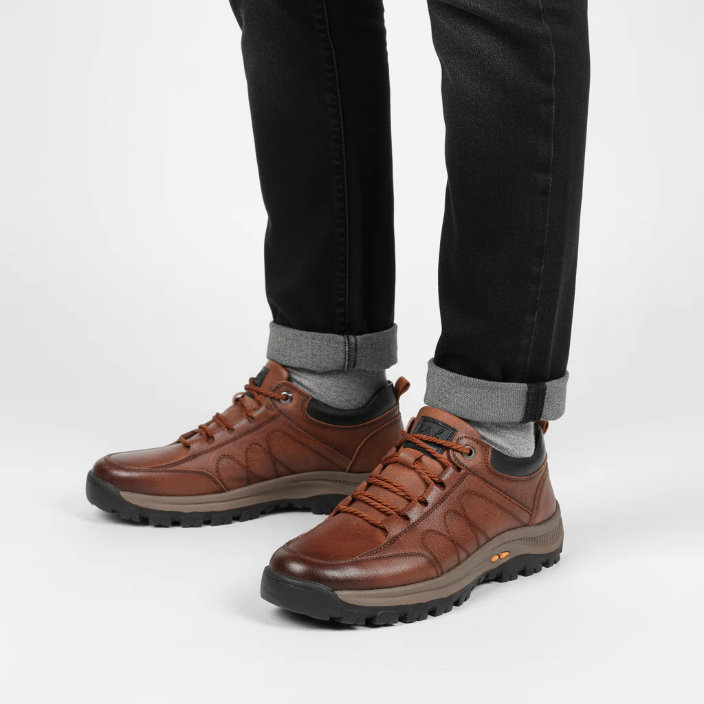 Robust outdoor shoes made of leather - Dominic - Image 4