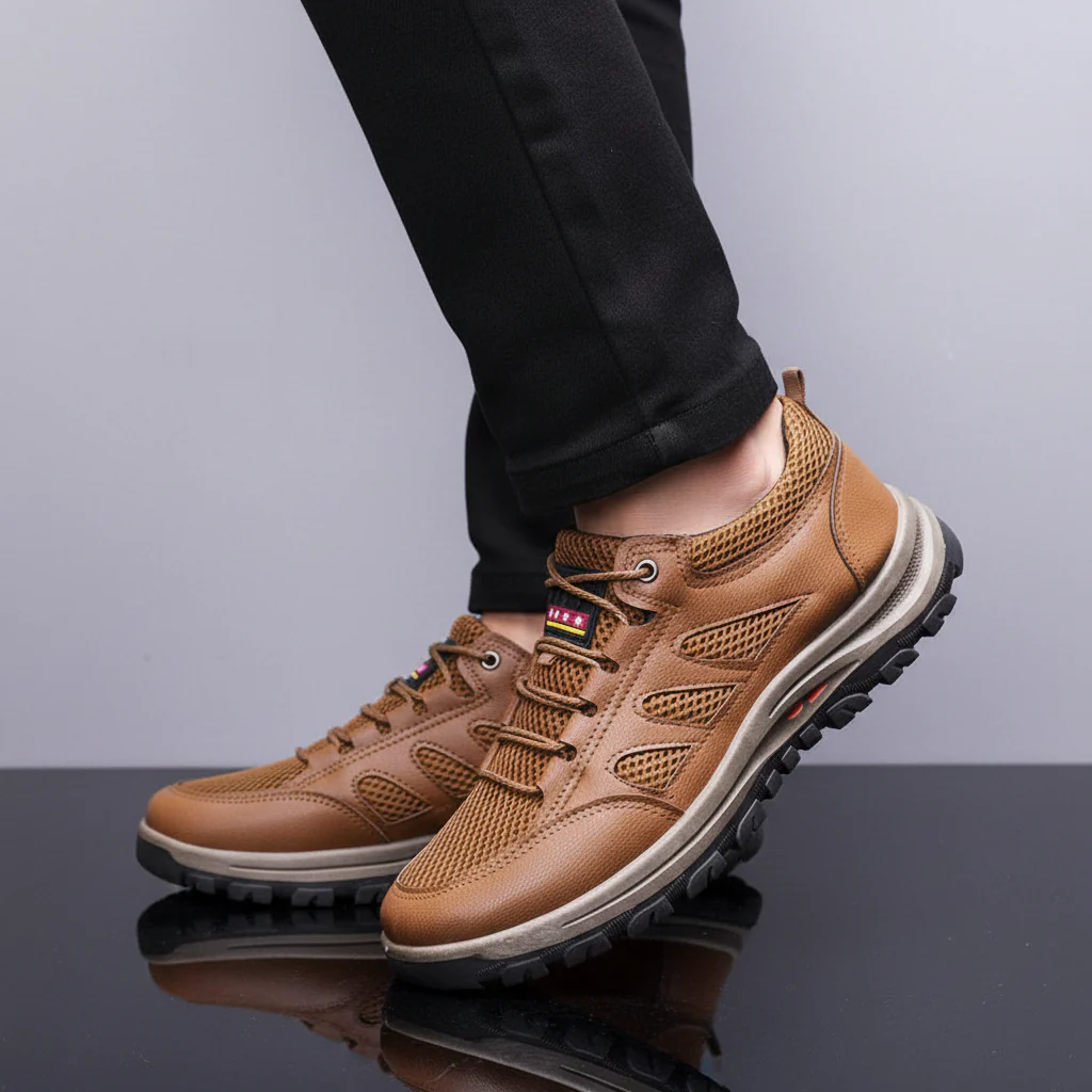 Robust outdoor shoes made of leather - Dominic - Image 6