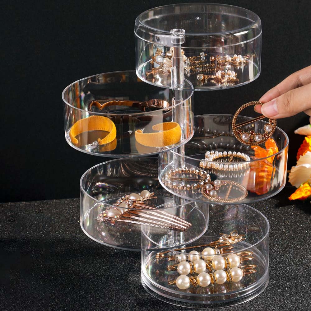 Rotating Round Jewellery Organizer - Image 5
