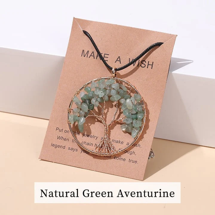 Seven Chakras Tree of Life Necklace | Spiritual Jewellery - Image 11