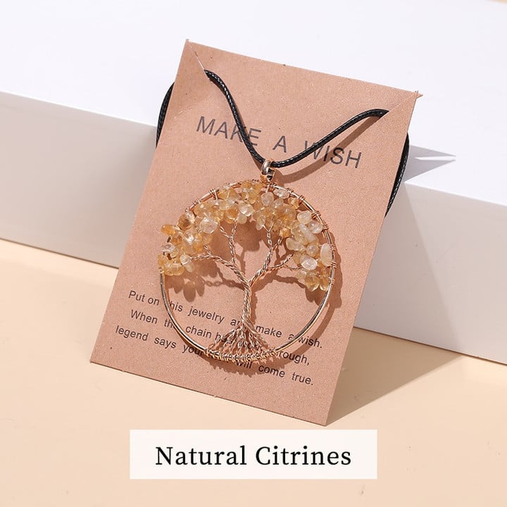 Seven Chakras Tree of Life Necklace | Spiritual Jewellery - Image 13